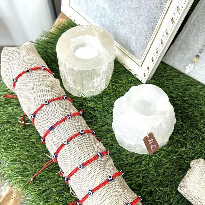 Pulseras de ojo turco con hilo rojo – para el mal de ojo