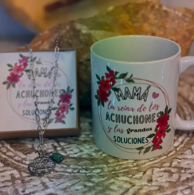 Taza y marco personalizados para mamá